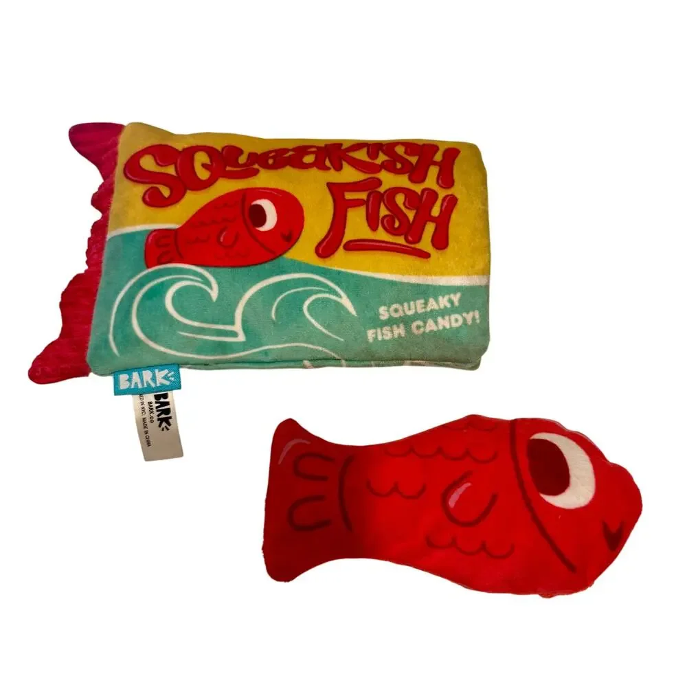 BARK Squeakish Fish Dog Toy